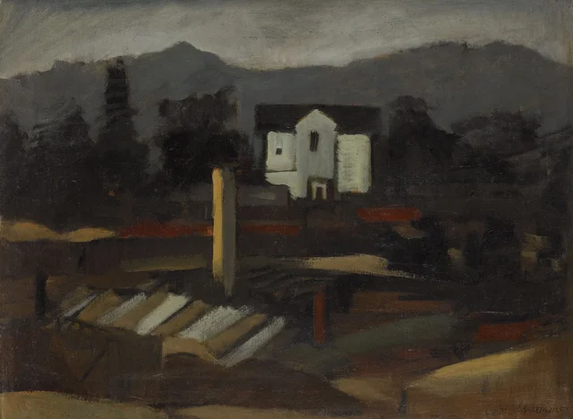 Nursery Garden near Stuttgart, Oskar Schlemmer