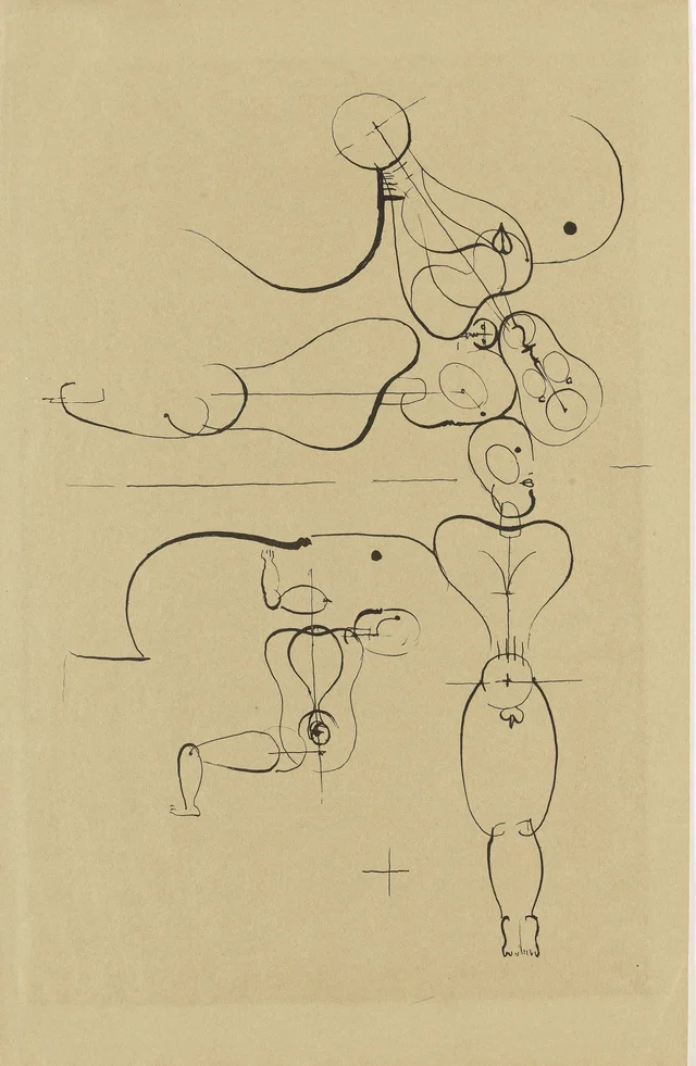 Plan with Figures, Oskar Schlemmer