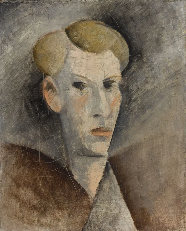 Cabeça masculina II, autorretrato