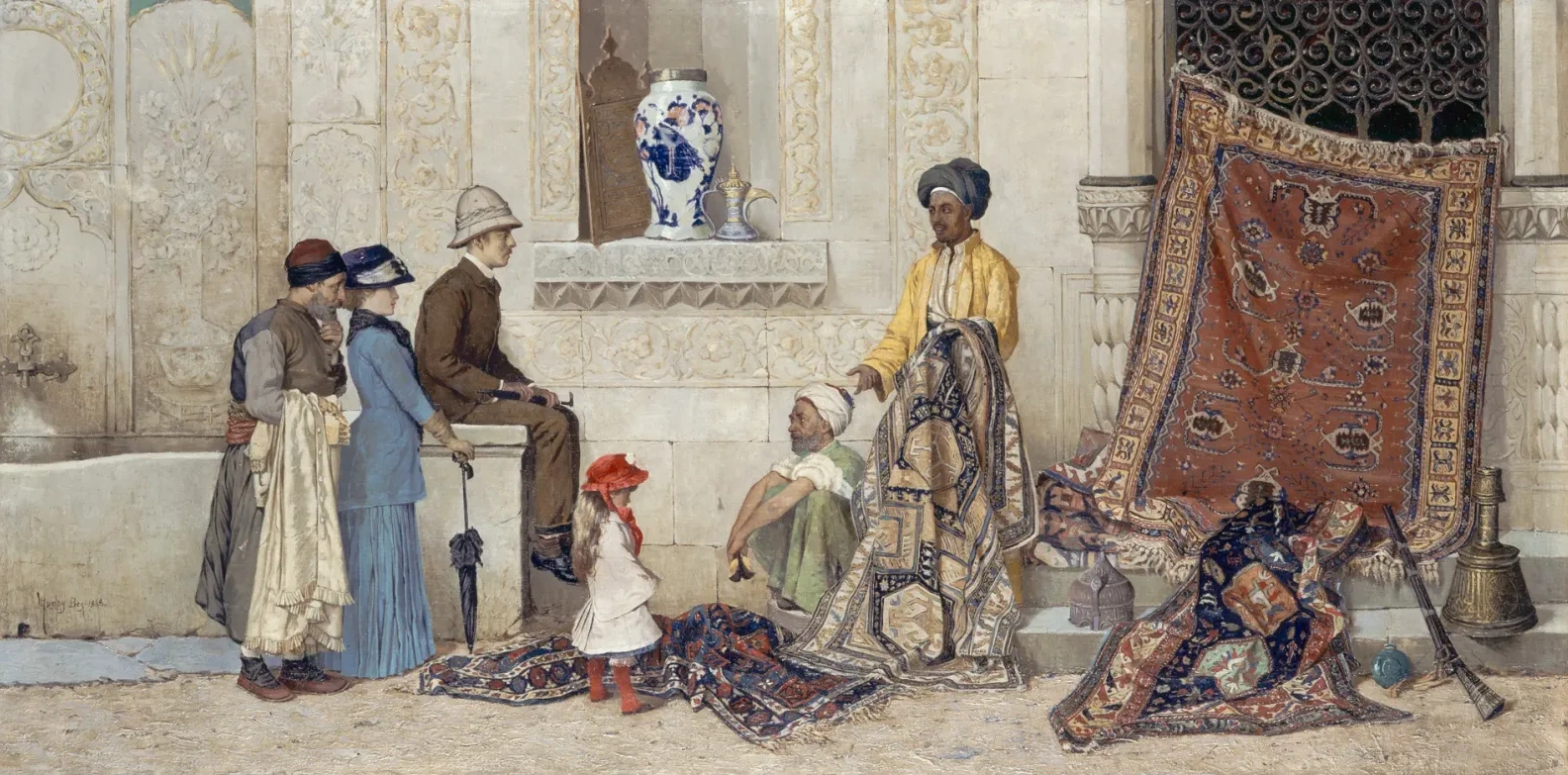 Turkish Street Scene, Osman Hamdi Bey