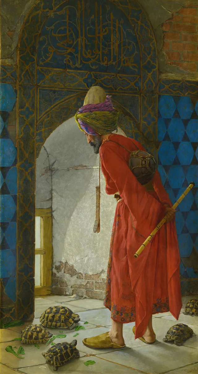 The Tortoise Trainer, Osman Hamdi Bey