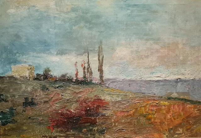 Landscape, Oton Iveković