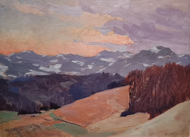 View from Veliki Tabor, Oton Iveković
