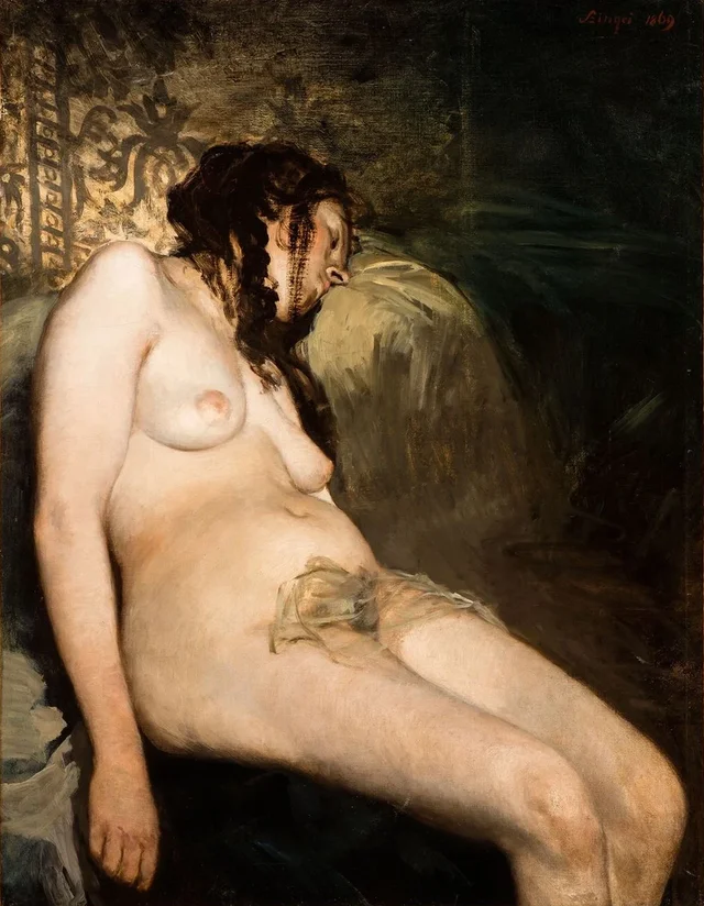 Mulher adormecida, Pál Szinyei Merse