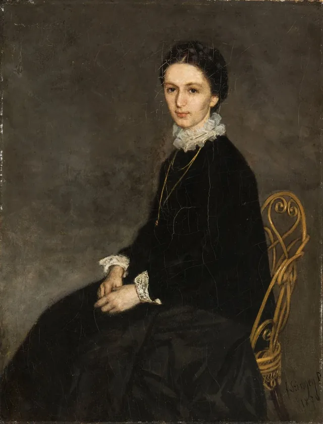 Retrato de Ninon Szinyei Merse, Pál Szinyei Merse