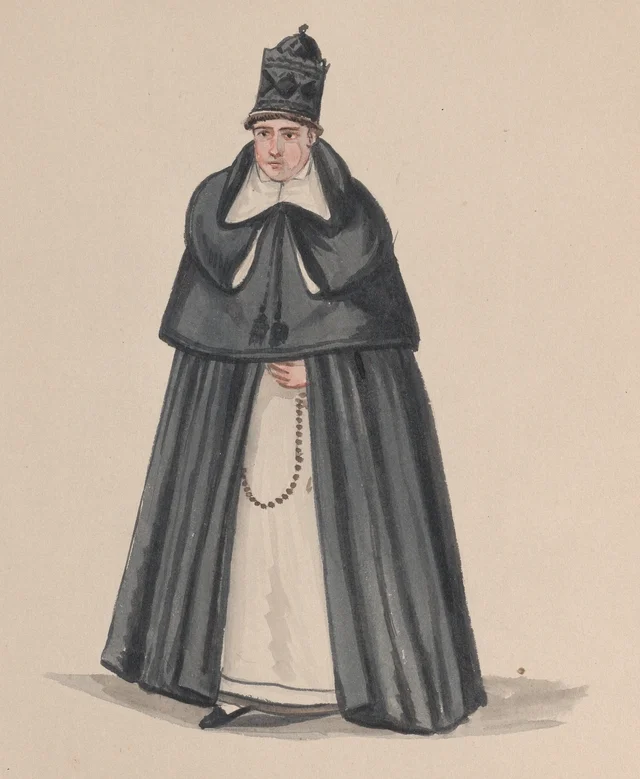 Un sacerdote de la orden de Santo Domingo, Pancho Fierro
