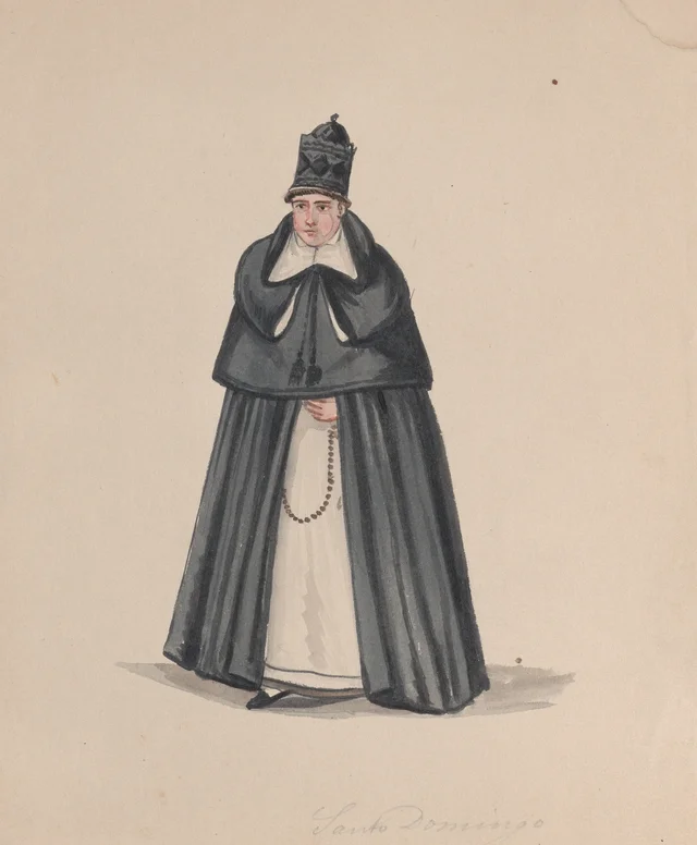 Um padre da ordem de São Domingos, Pancho Fierro