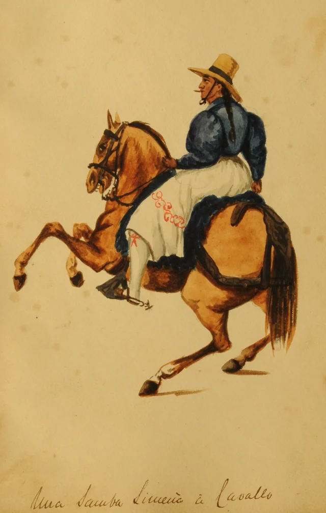 Una zamba limeña a caballo
