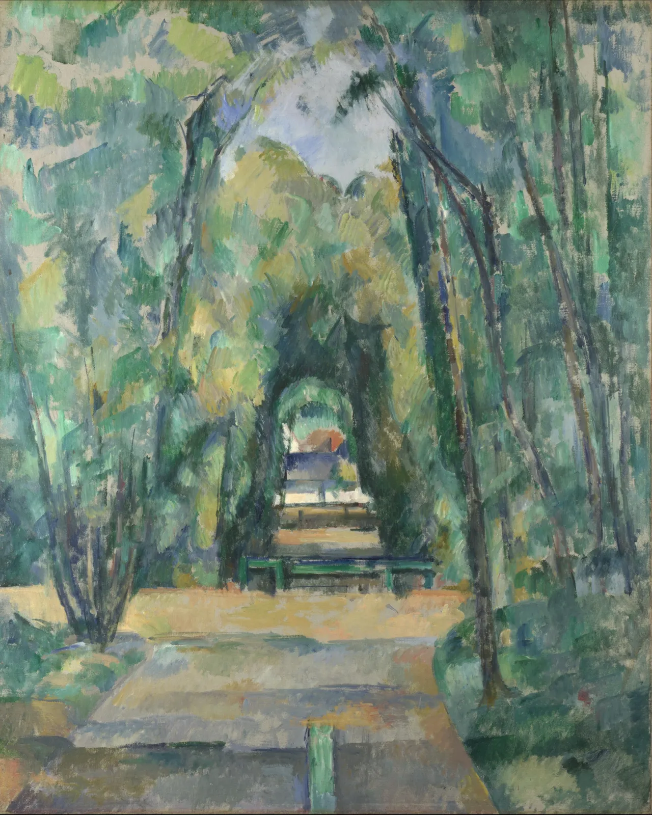 Allée à Chantilly, Paul Cézanne