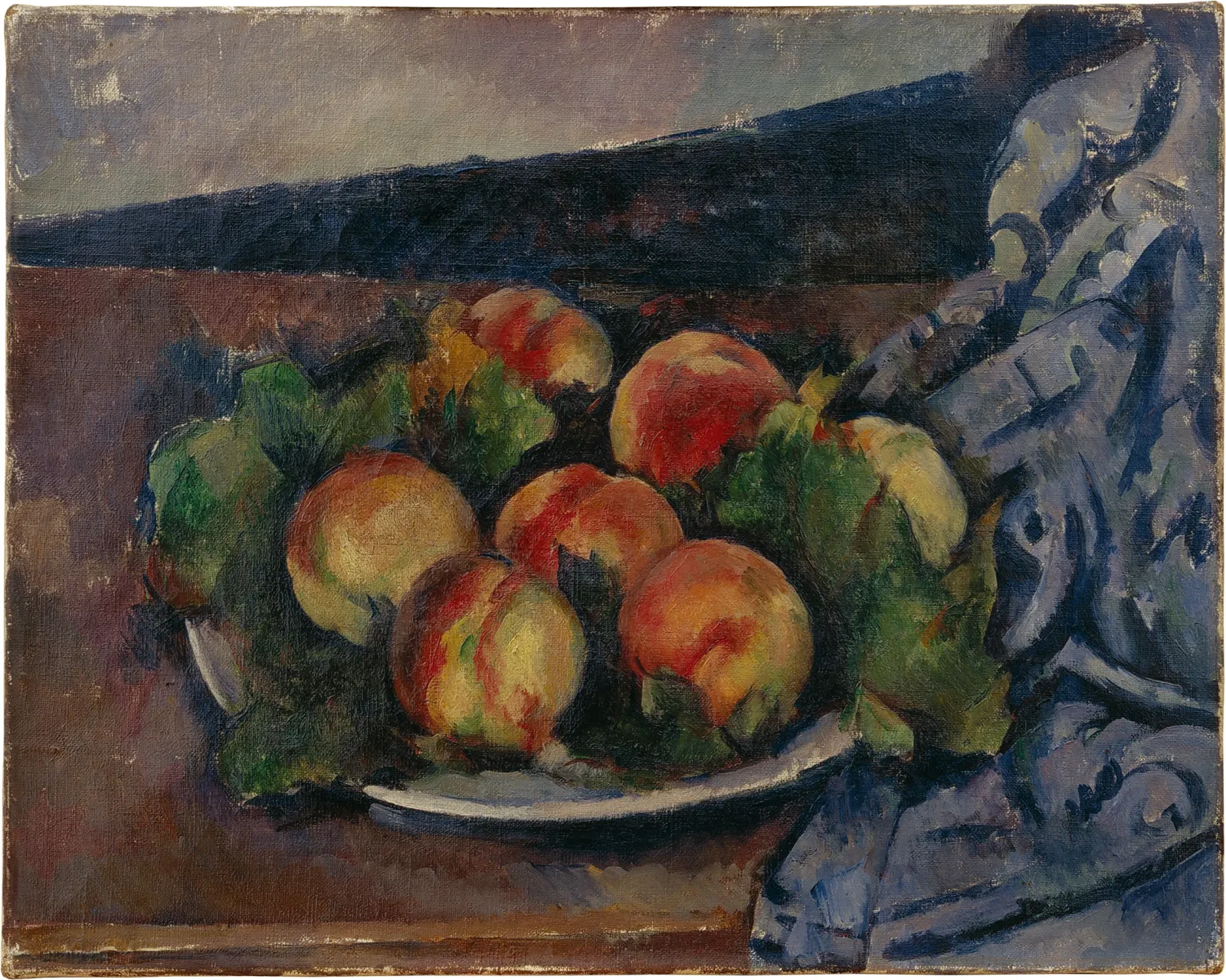 Assiette de pêches, Paul Cézanne