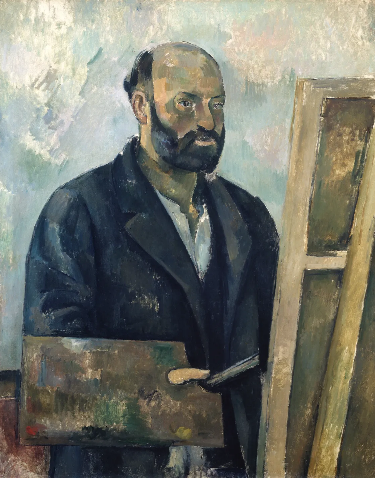 Autoportrait à la palette, Paul Cézanne
