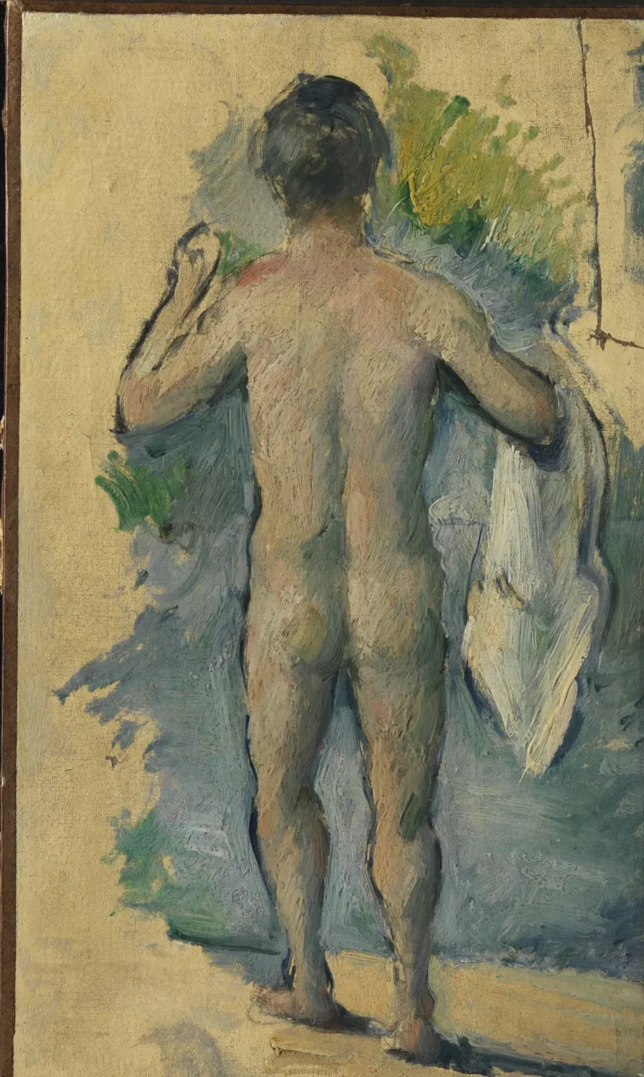 Baigneur debout, vu de dos, Paul Cézanne
