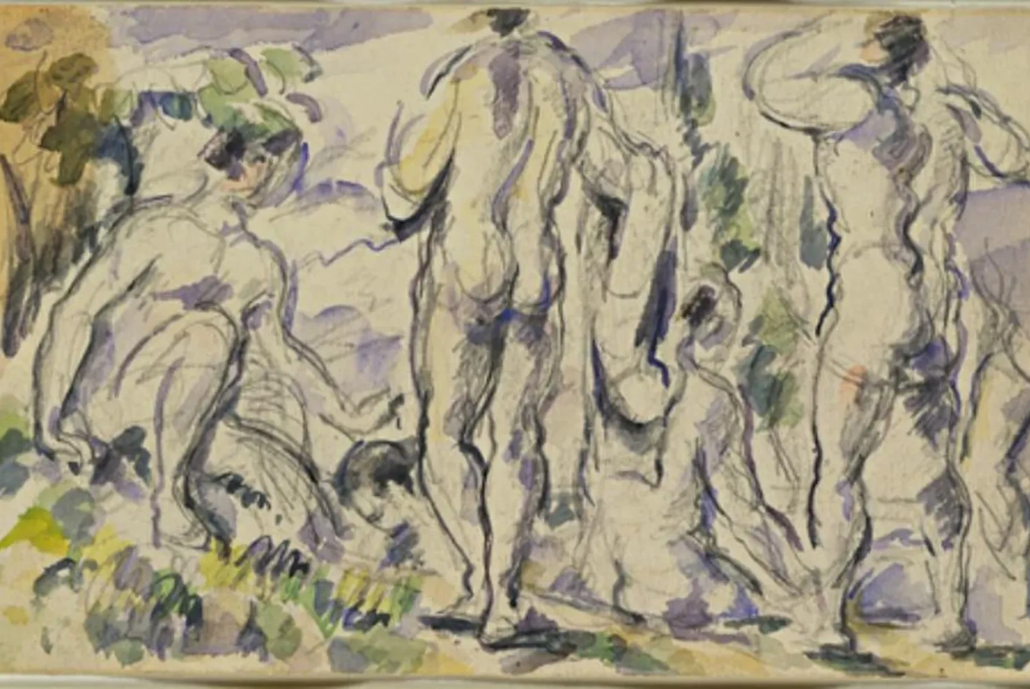 Baigneurs, Paul Cézanne