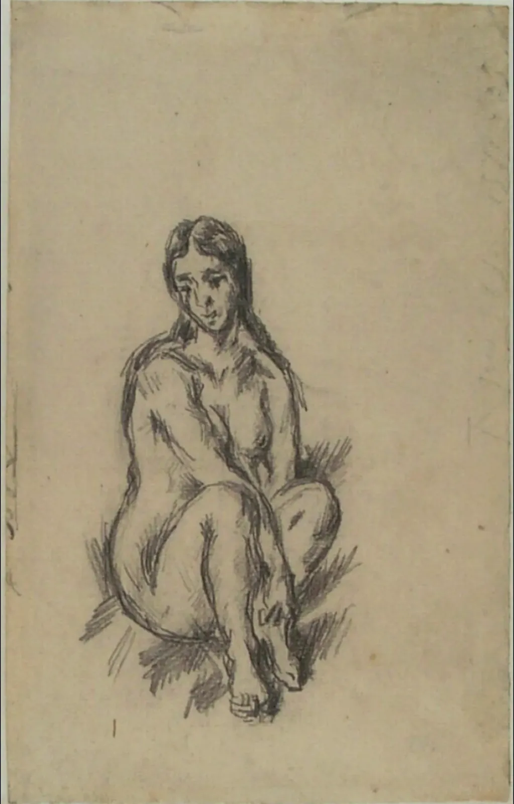 Baigneuse assise, Paul Cézanne
