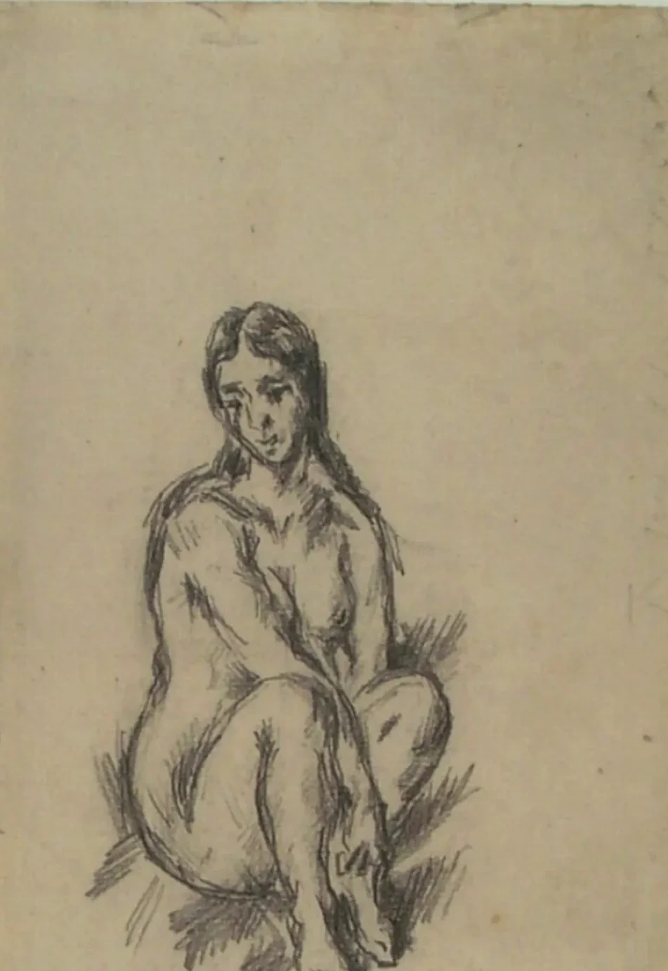 Baigneuse assise, Paul Cézanne