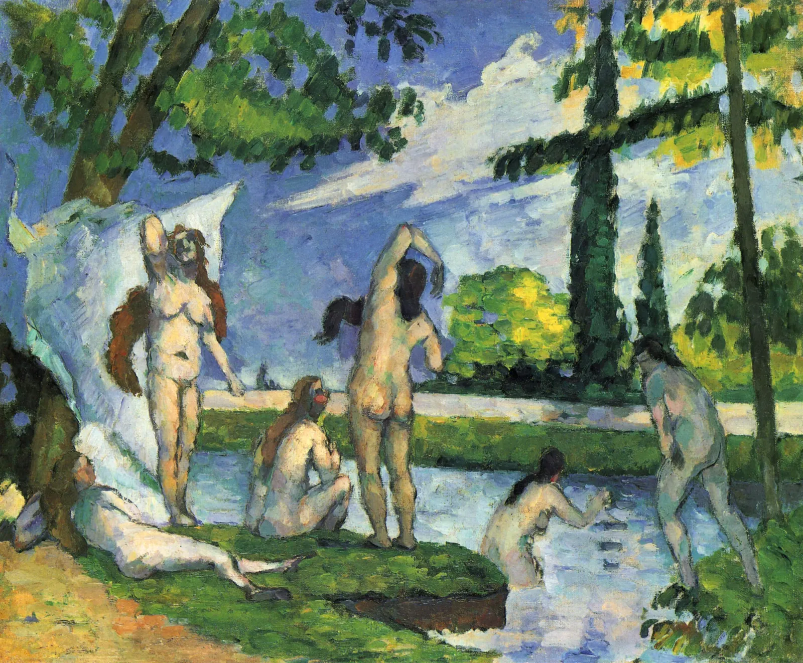 Baigneuses, Paul Cézanne