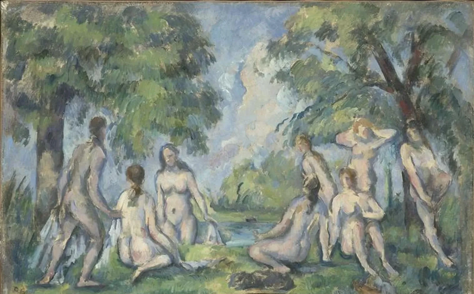 Baigneuses, Paul Cézanne