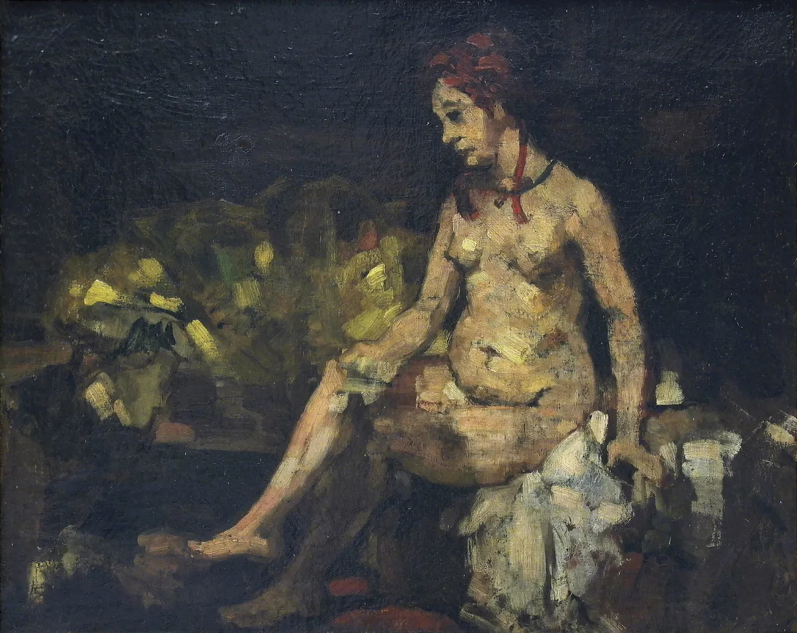 Bethsabée, d'après Rembrandt, Paul Cézanne