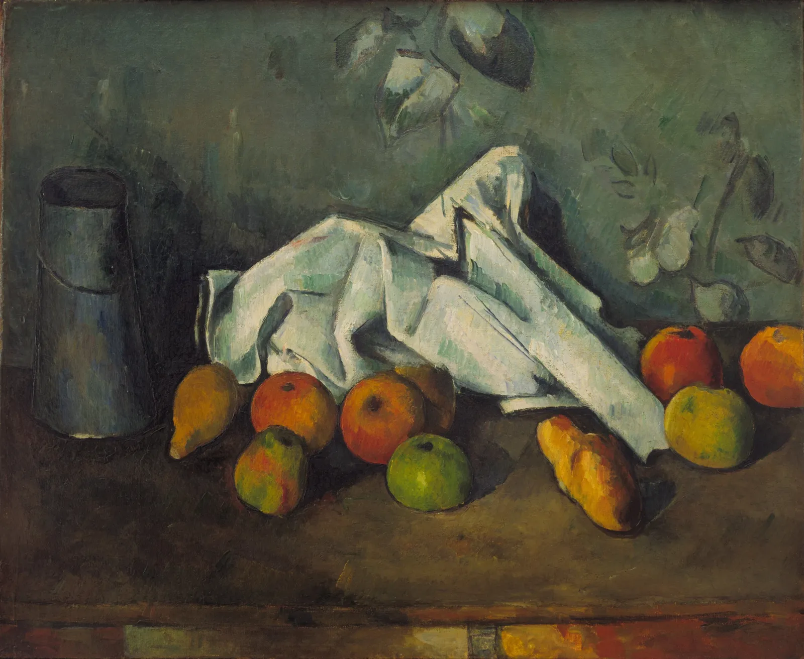 Boîte à lait et pommes, Paul Cézanne