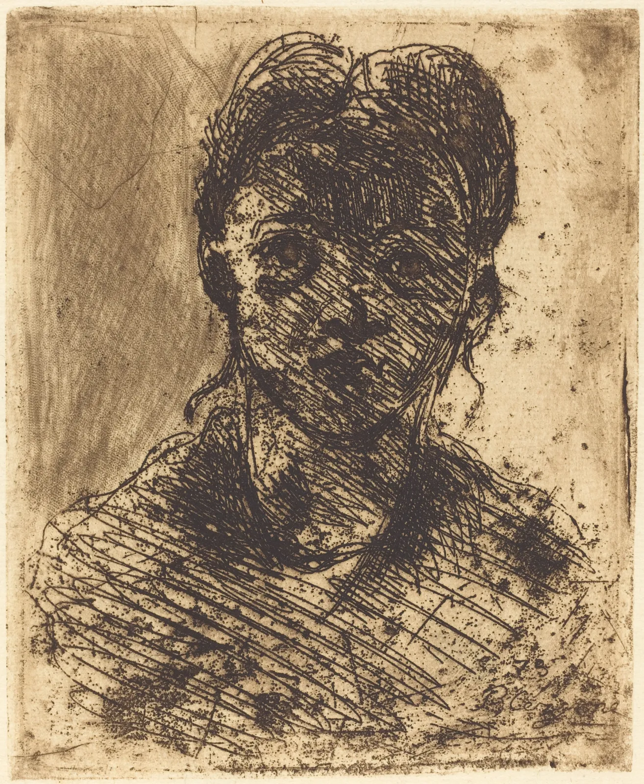 Bust of a Girl, Paul Cézanne