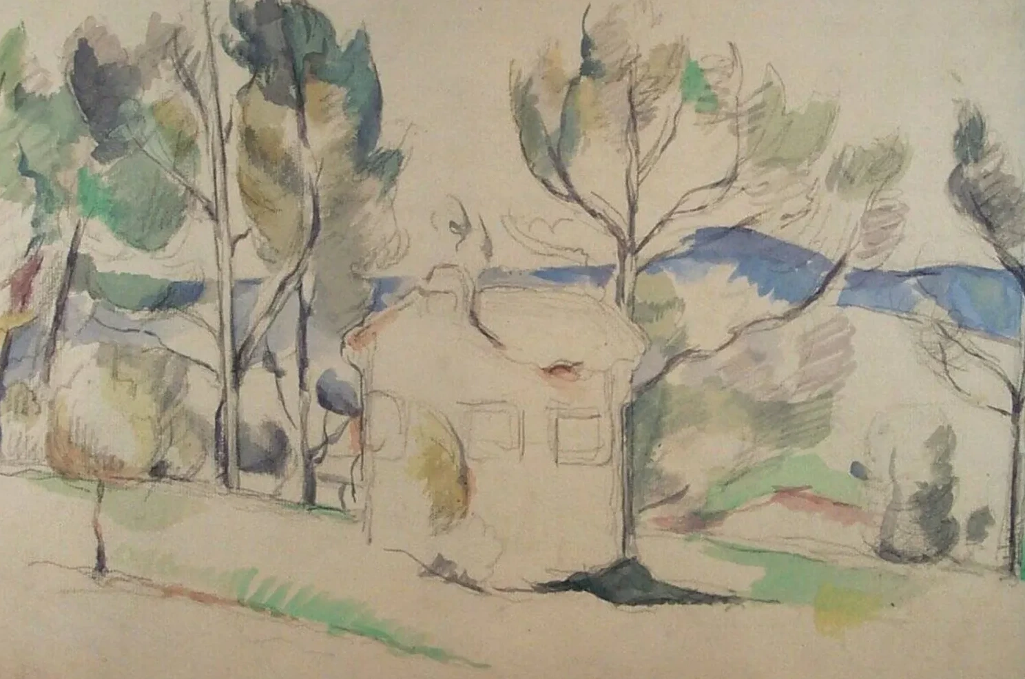 Cabane de chasse en Provence, Paul Cézanne