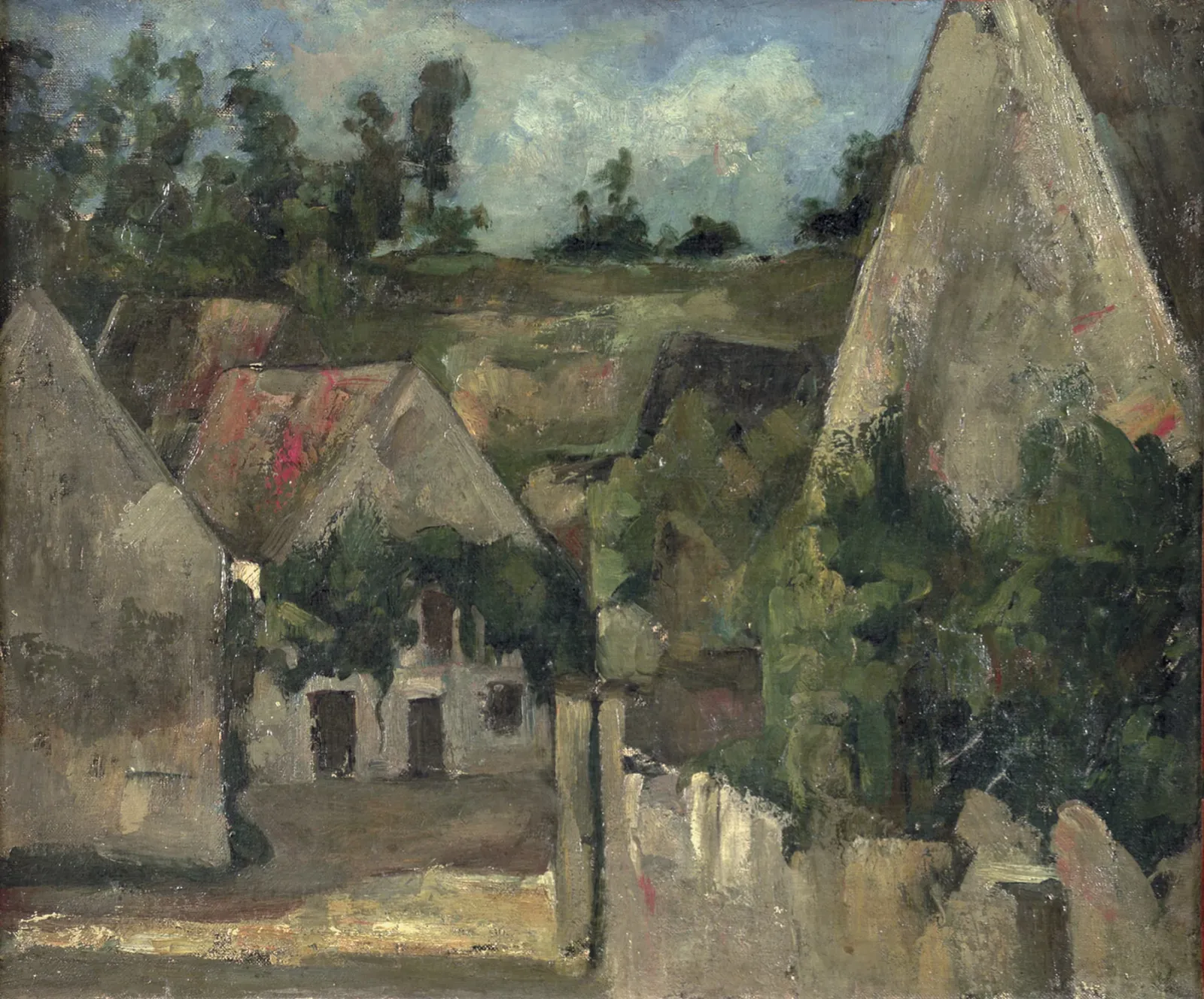 Carrefour de la rue Rémy à Auvers-sur-Oise, Paul Cézanne