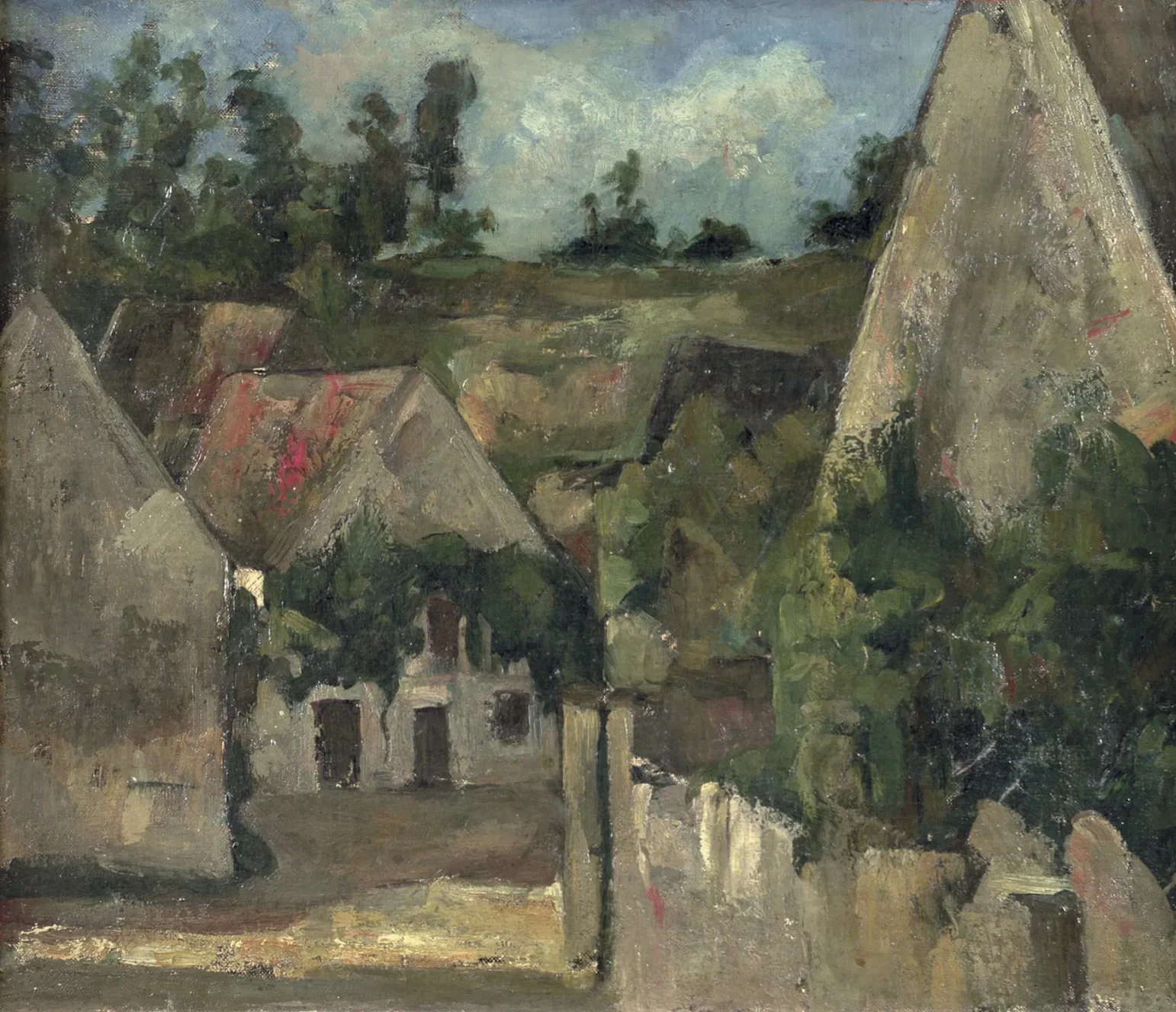 Carrefour de la rue Rémy à Auvers-sur-Oise, Paul Cézanne