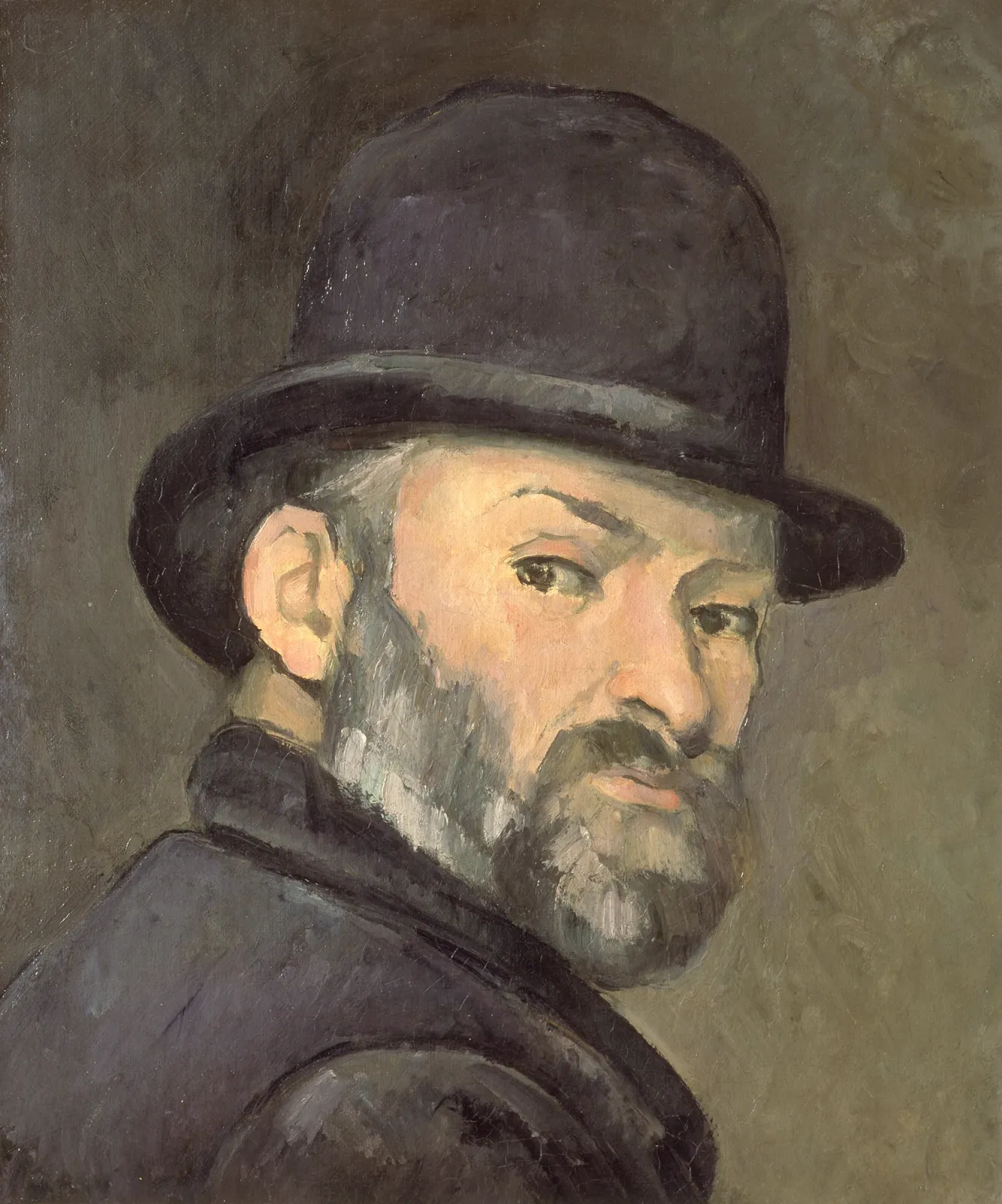 Cezanne au chapeau melon, Paul Cézanne