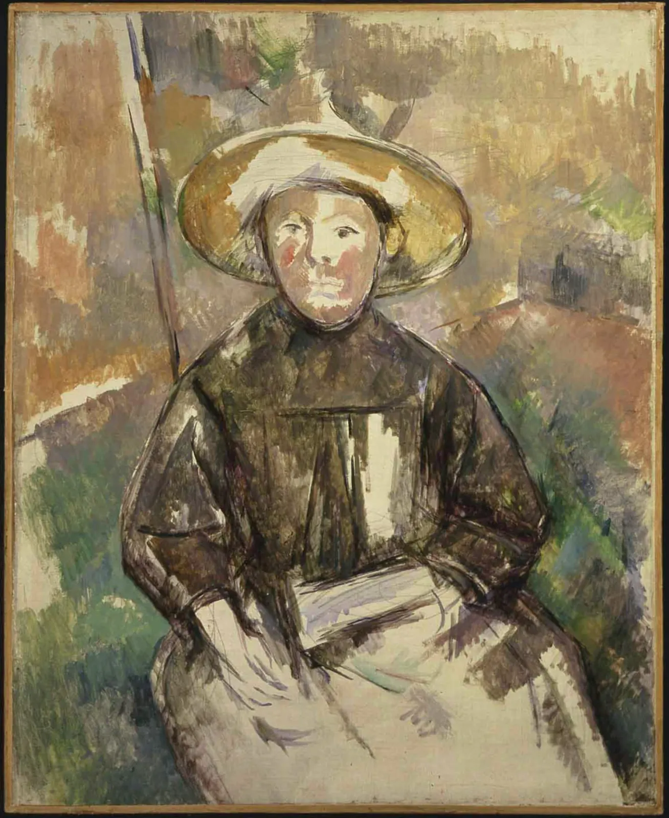 Child With A Straw Hat, Paul Cézanne