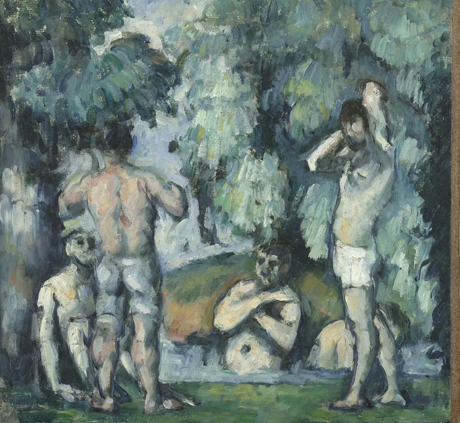 Cinq baigneurs, Paul Cézanne