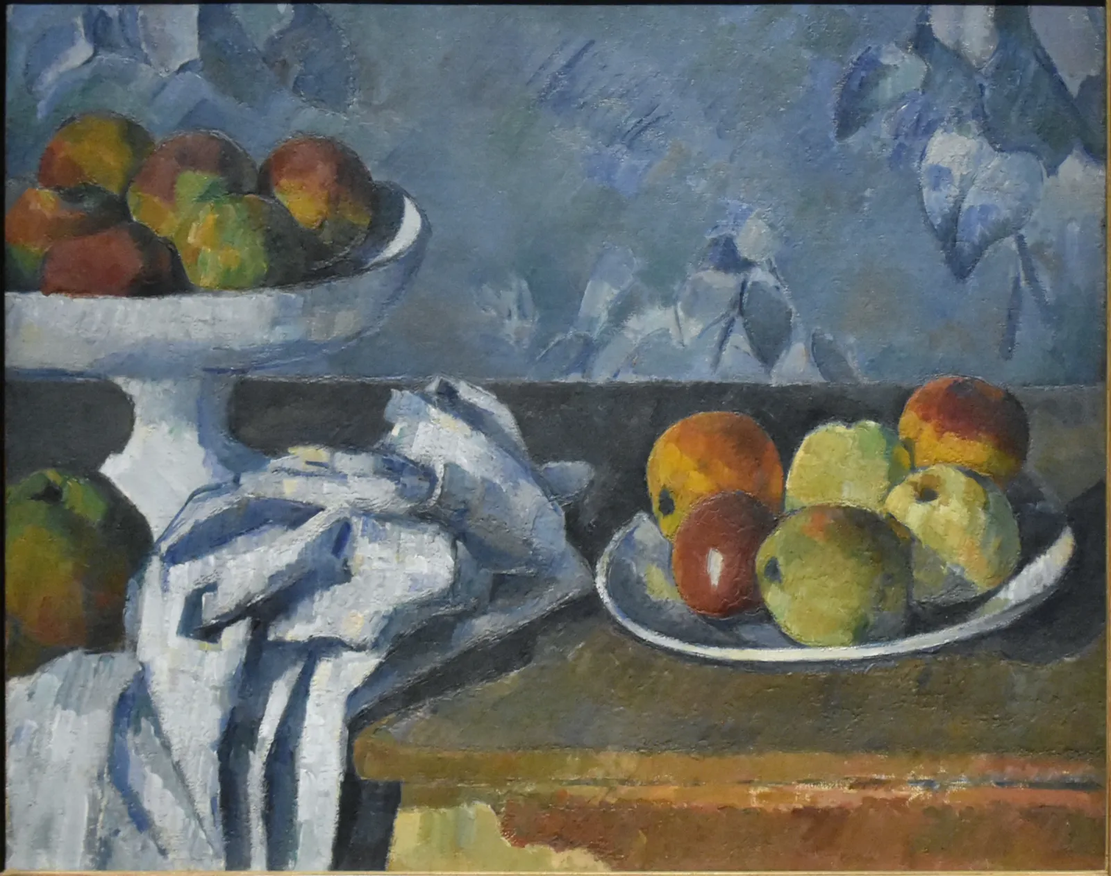 Compotier, assiette et pommes, Paul Cézanne