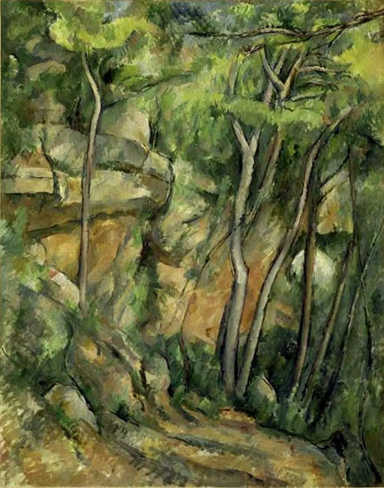 Dans le parc de Château Noir, Paul Cézanne
