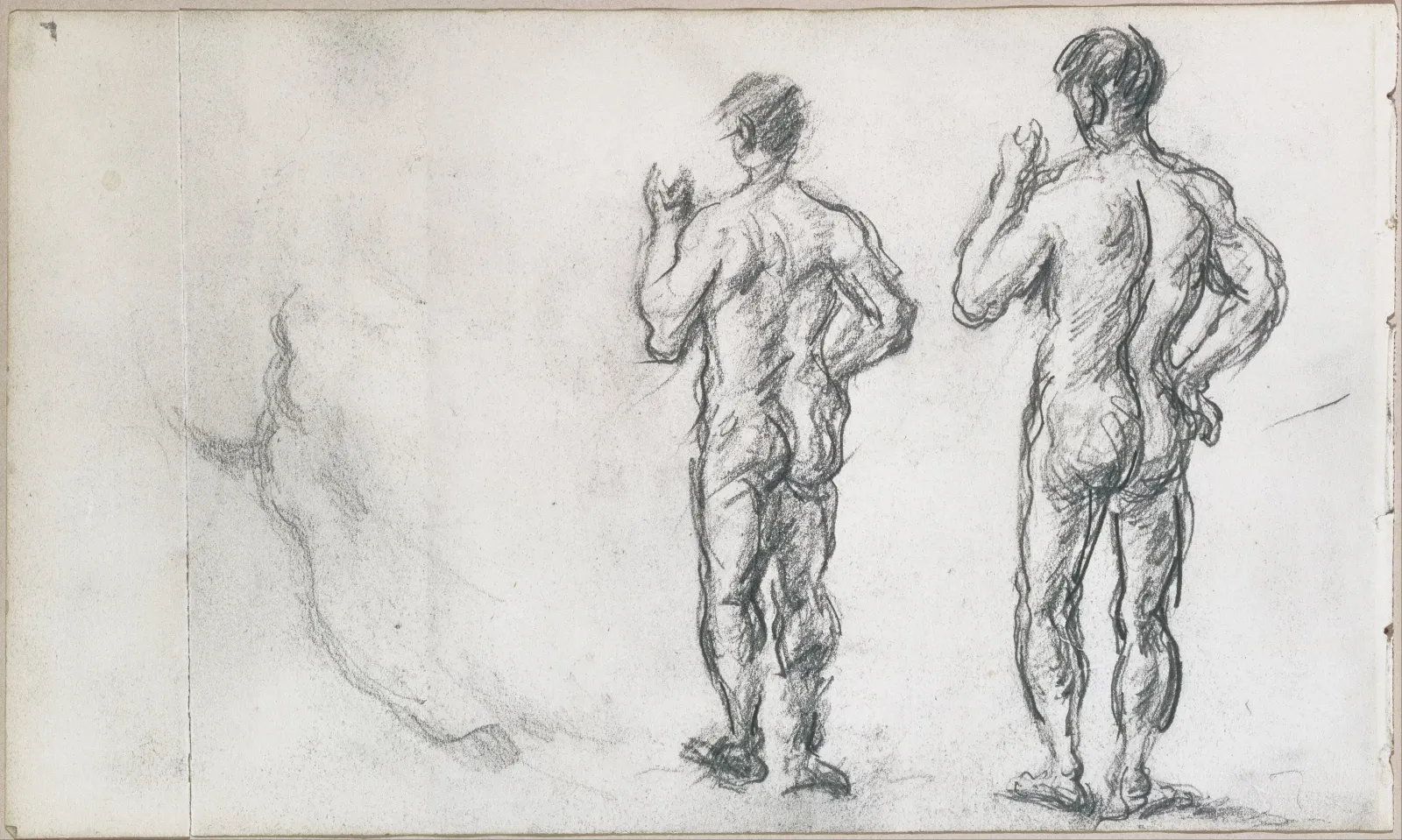 Deux baigneurs debout, Paul Cézanne