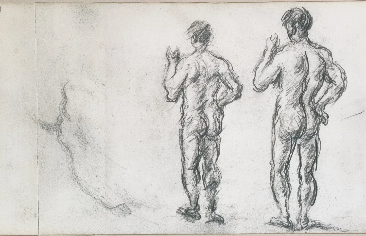 Deux baigneurs debout, Paul Cézanne