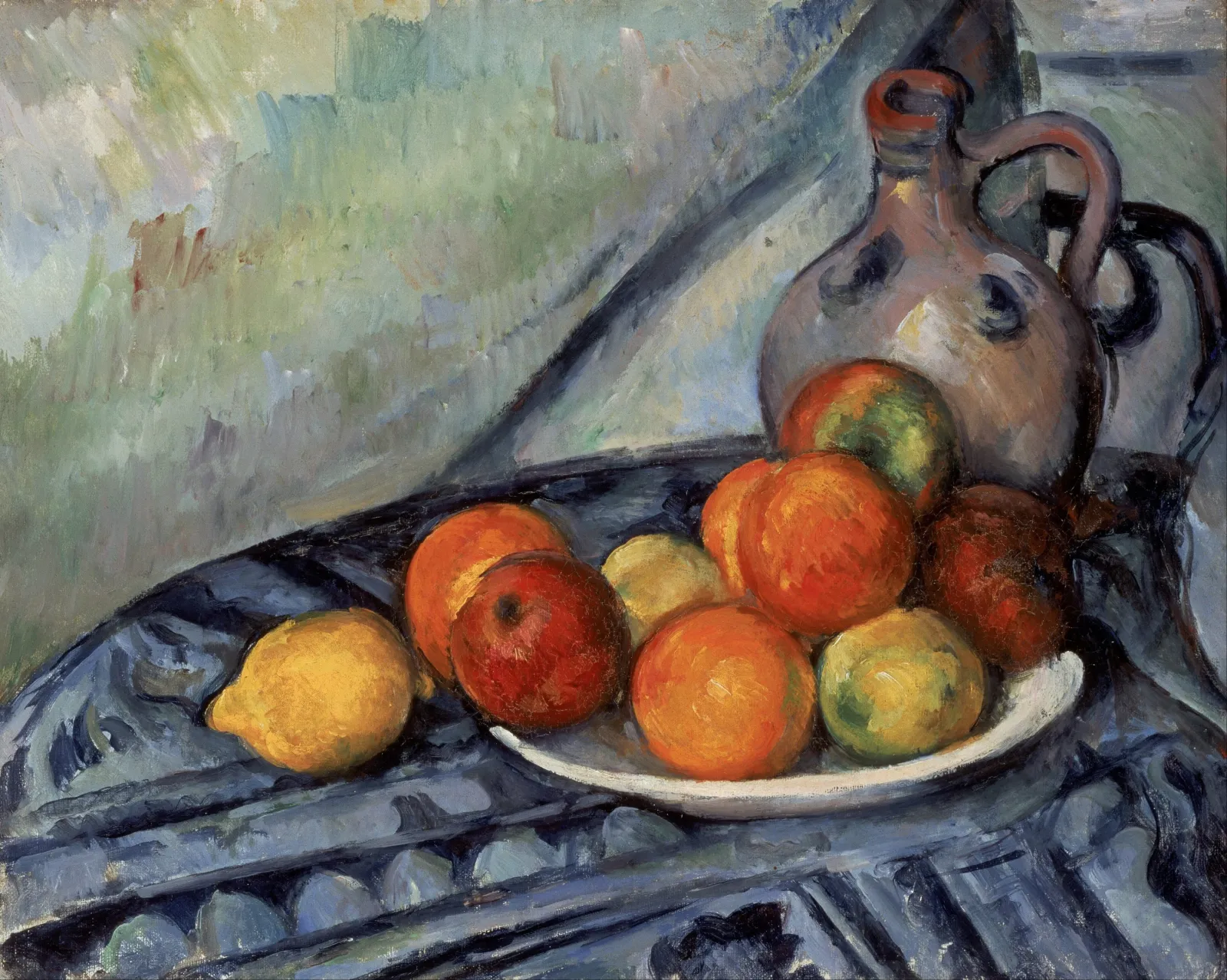 Fruits et cruchon, Paul Cézanne
