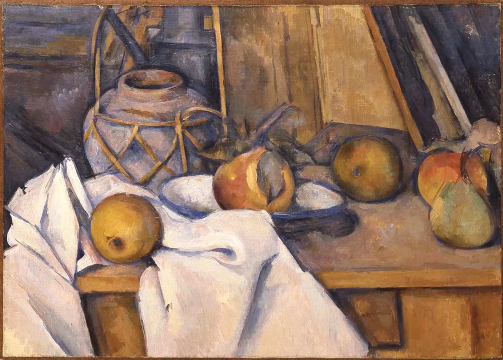 Fruits et pot de gingembre, Paul Cézanne
