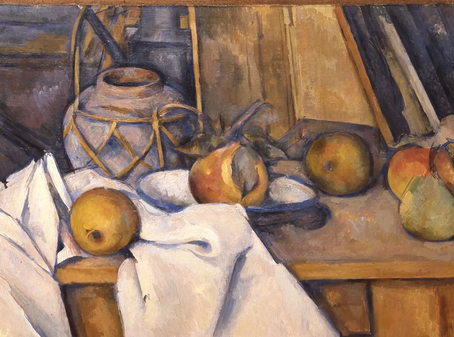 Fruits et pot de gingembre, Paul Cézanne