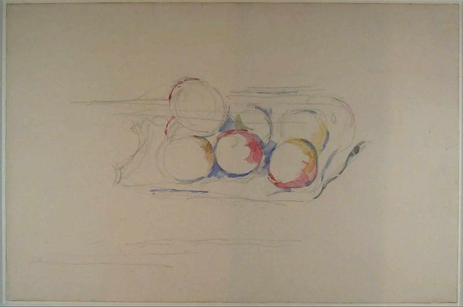 Fruits sur un plateau, Paul Cézanne
