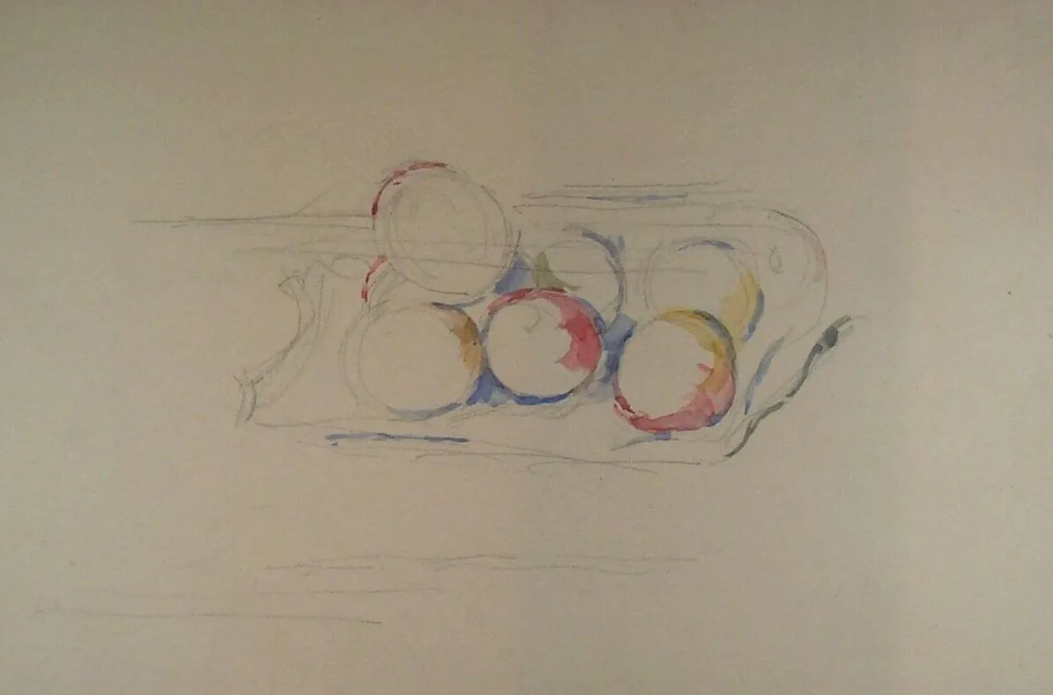 Fruits sur un plateau, Paul Cézanne
