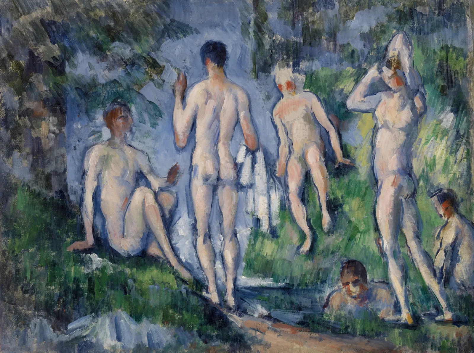 Groupe de baigneurs, Paul Cézanne