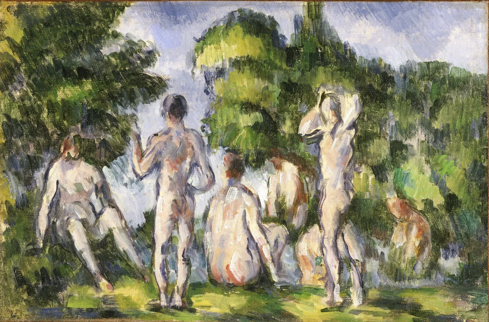 Groupe de baigneurs, Paul Cézanne