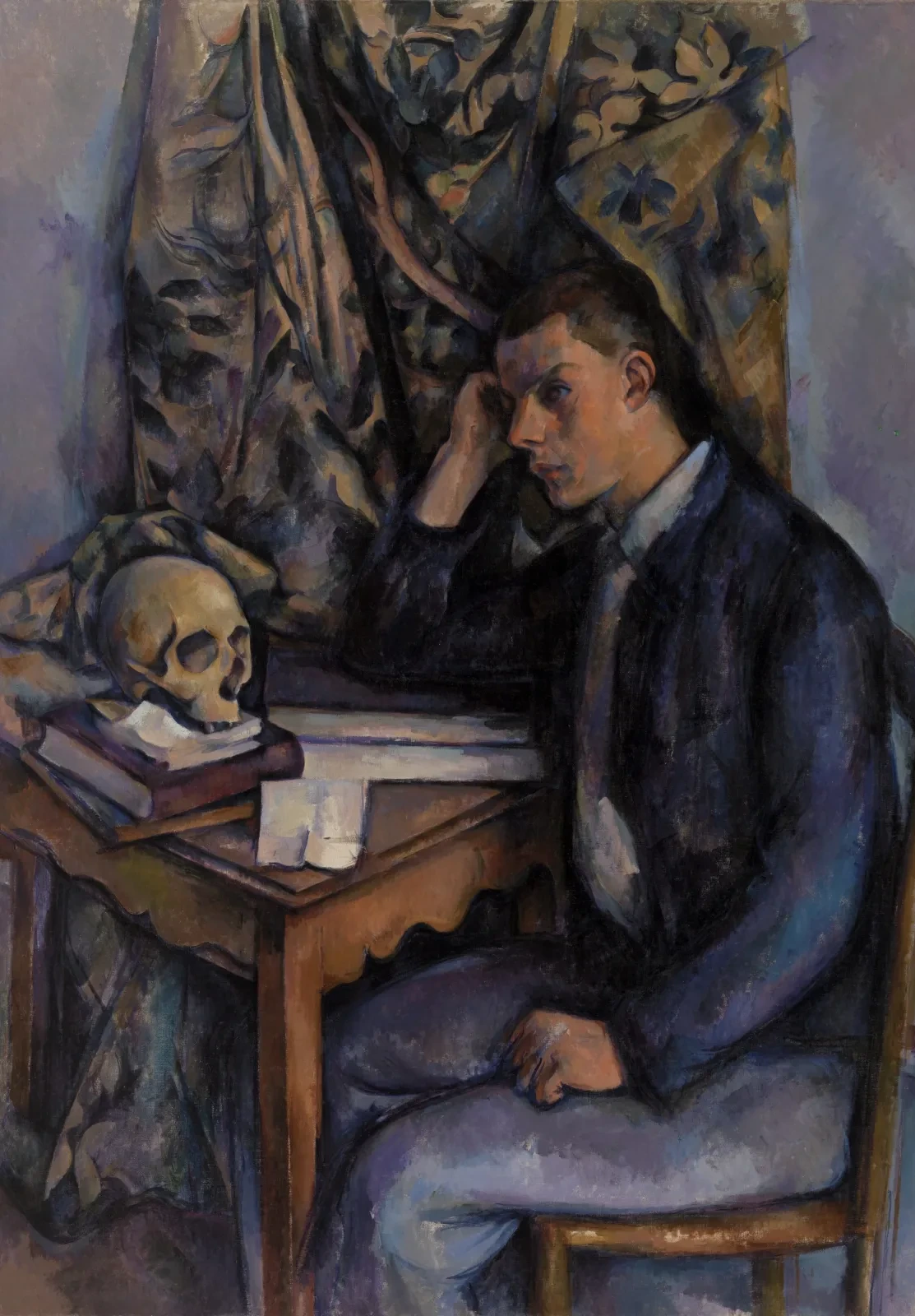 Jeune homme à la tête de mort, Paul Cézanne