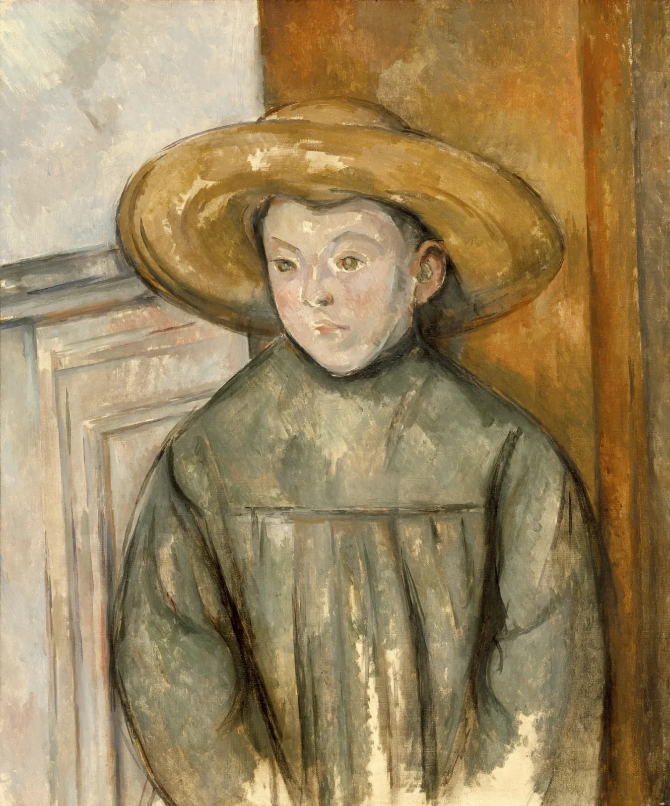 L'enfant au chapeau de paille, Paul Cézanne