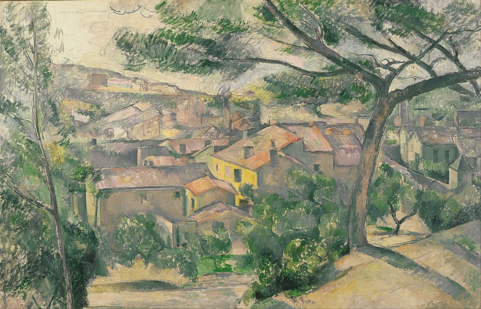 L'Estaque le matin, vu à contre-jour, Paul Cézanne