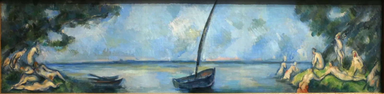 La Barque et les Baigneurs, Paul Cézanne