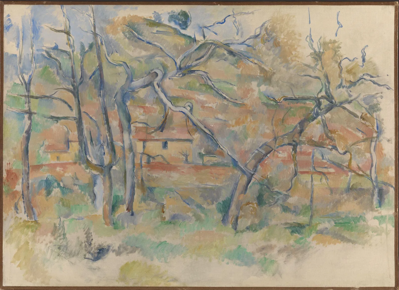 La Bastide La Durane dans la plaine de Valcros I, Paul Cézanne