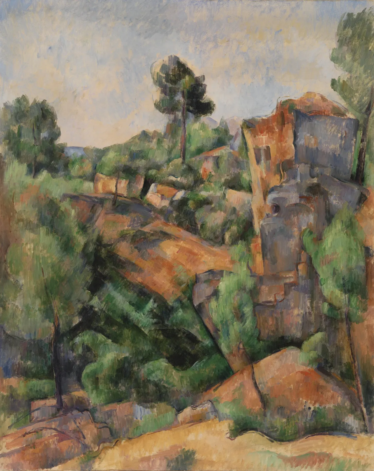 La carrière de Bibémus, Paul Cézanne