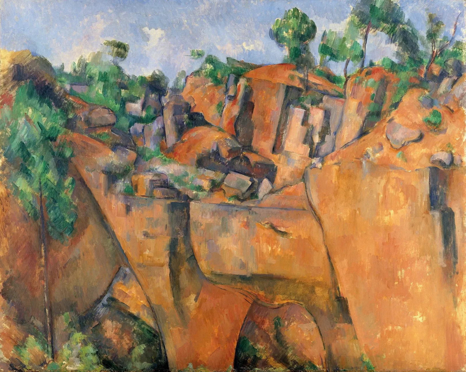 La Carrière de Bibémus, Paul Cézanne