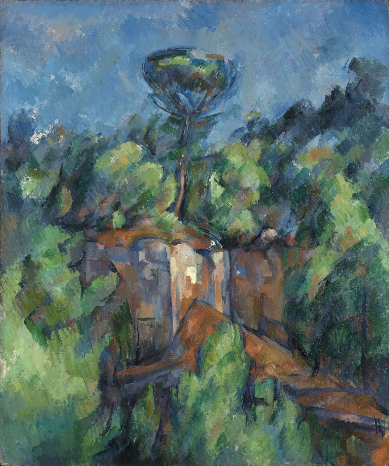 La Carrière de Bibémus, Paul Cézanne