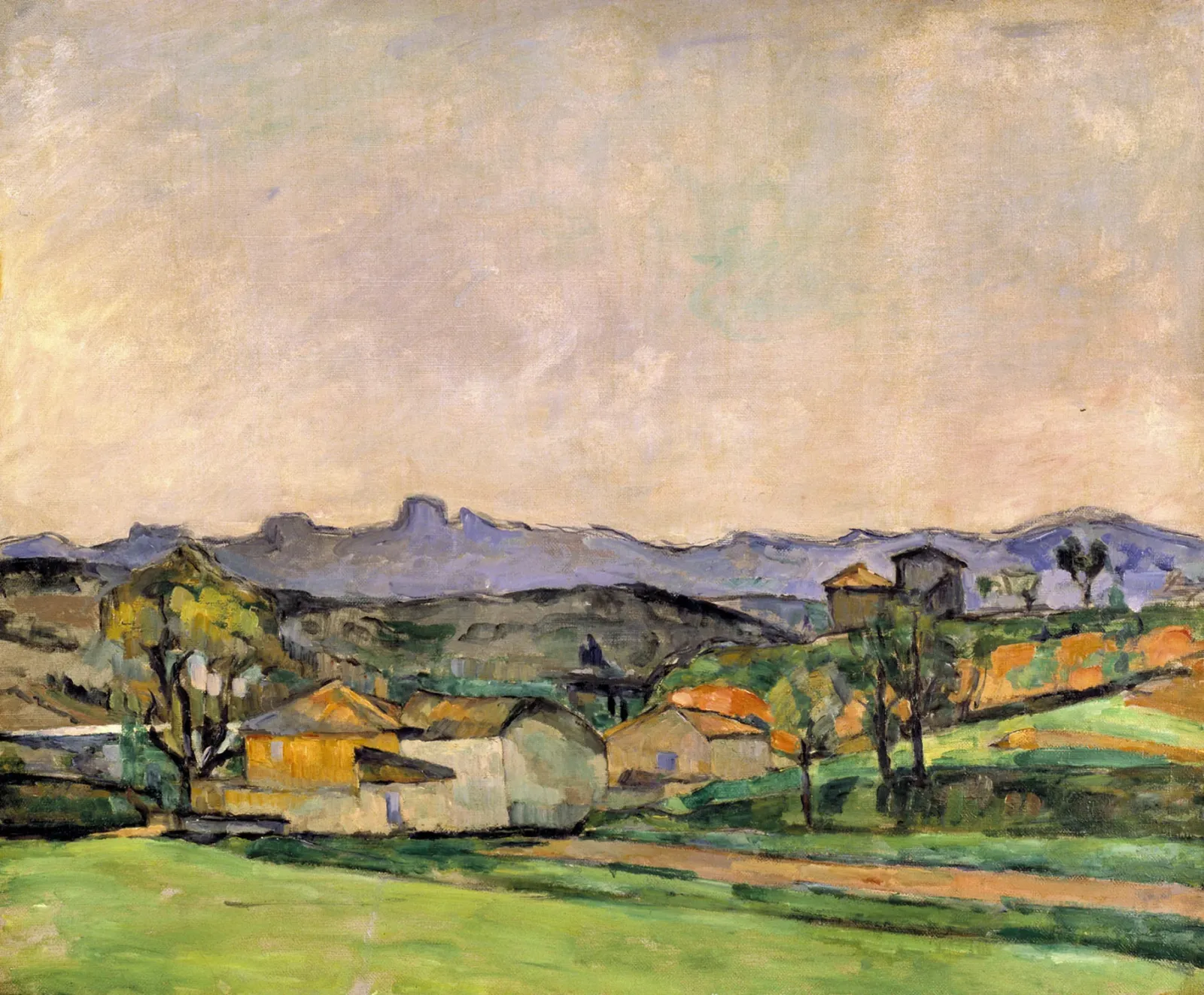 La Chaîne de l'Étoile avec le Pilon du Roi, Paul Cézanne